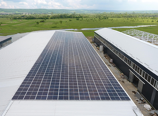 Projeto Solar Rooftop de 1MW no Reino Unido