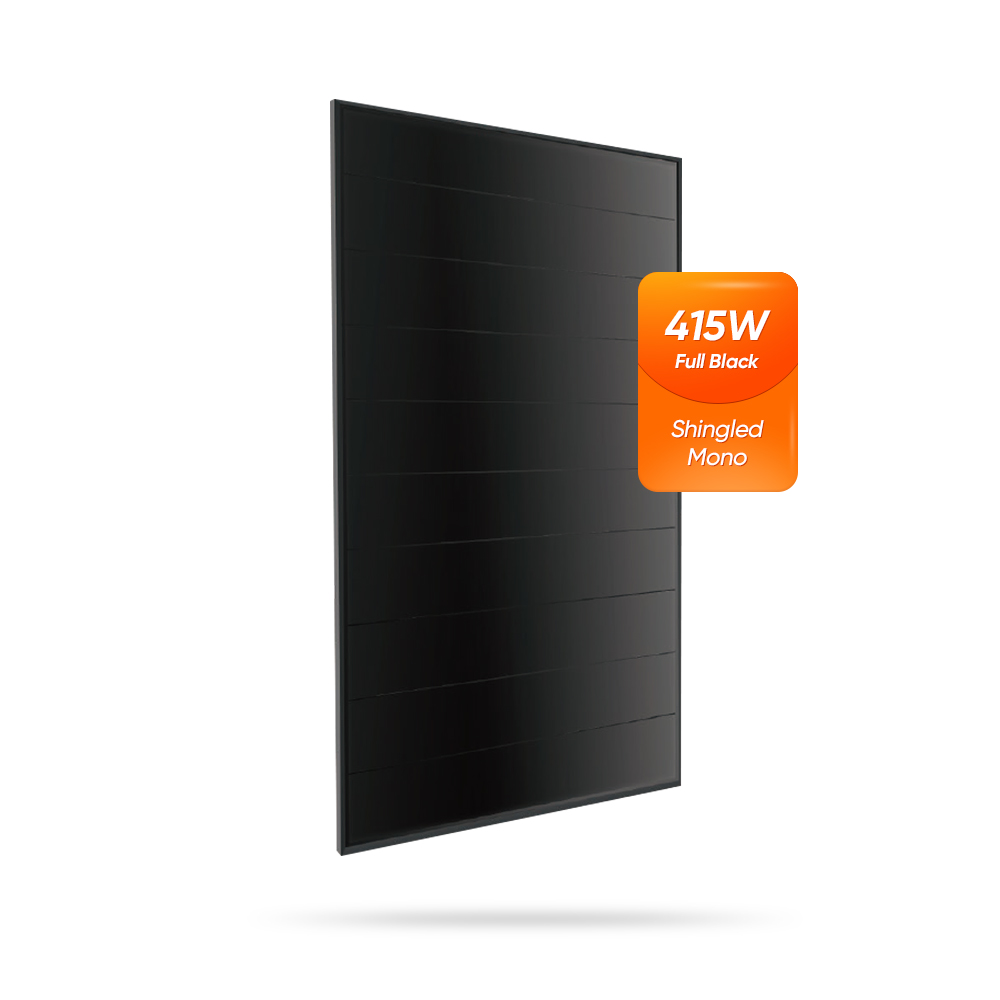 Módulos fotovoltaicos de sobreposição de painel solar United Energy Full Black 415W 410W 415Watt