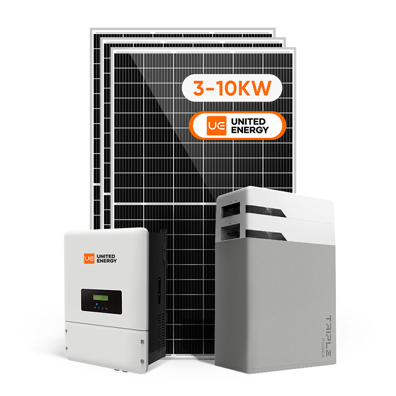 Sistema Solar Completo de Uso Residencial 10KW com Baterias para Casa