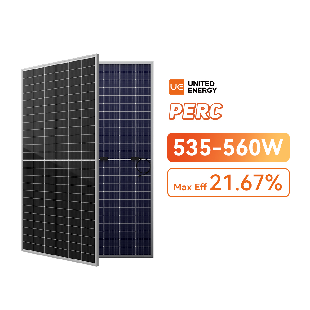 Painel solar bifacial industrial de 550 watts para venda 535-560W