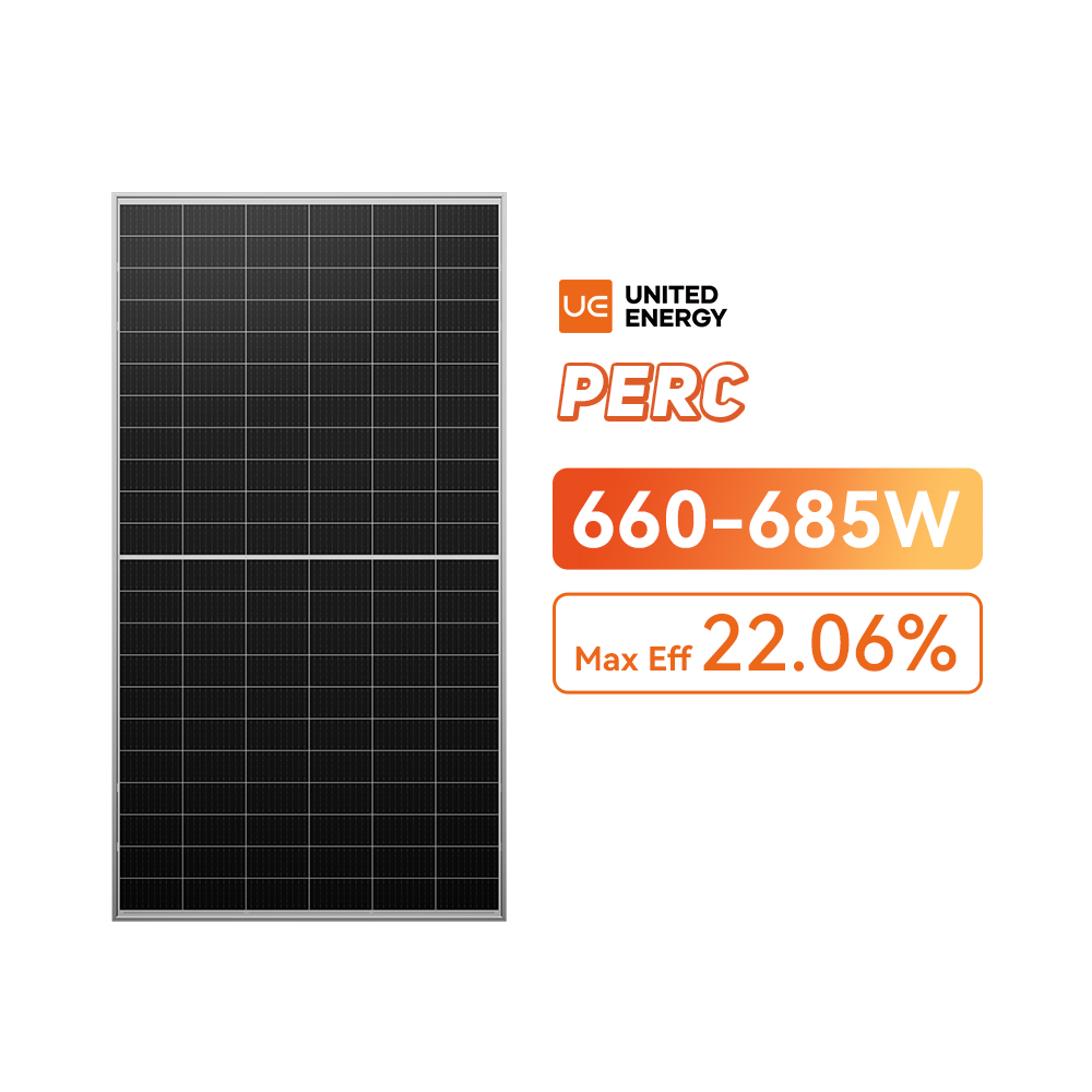 Kit de painel solar de 600 watts com bateria e inversor 660-685W