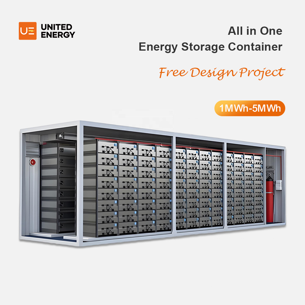 Recipiente de armazenamento de energia de 1MWh-5MWh com design integrado