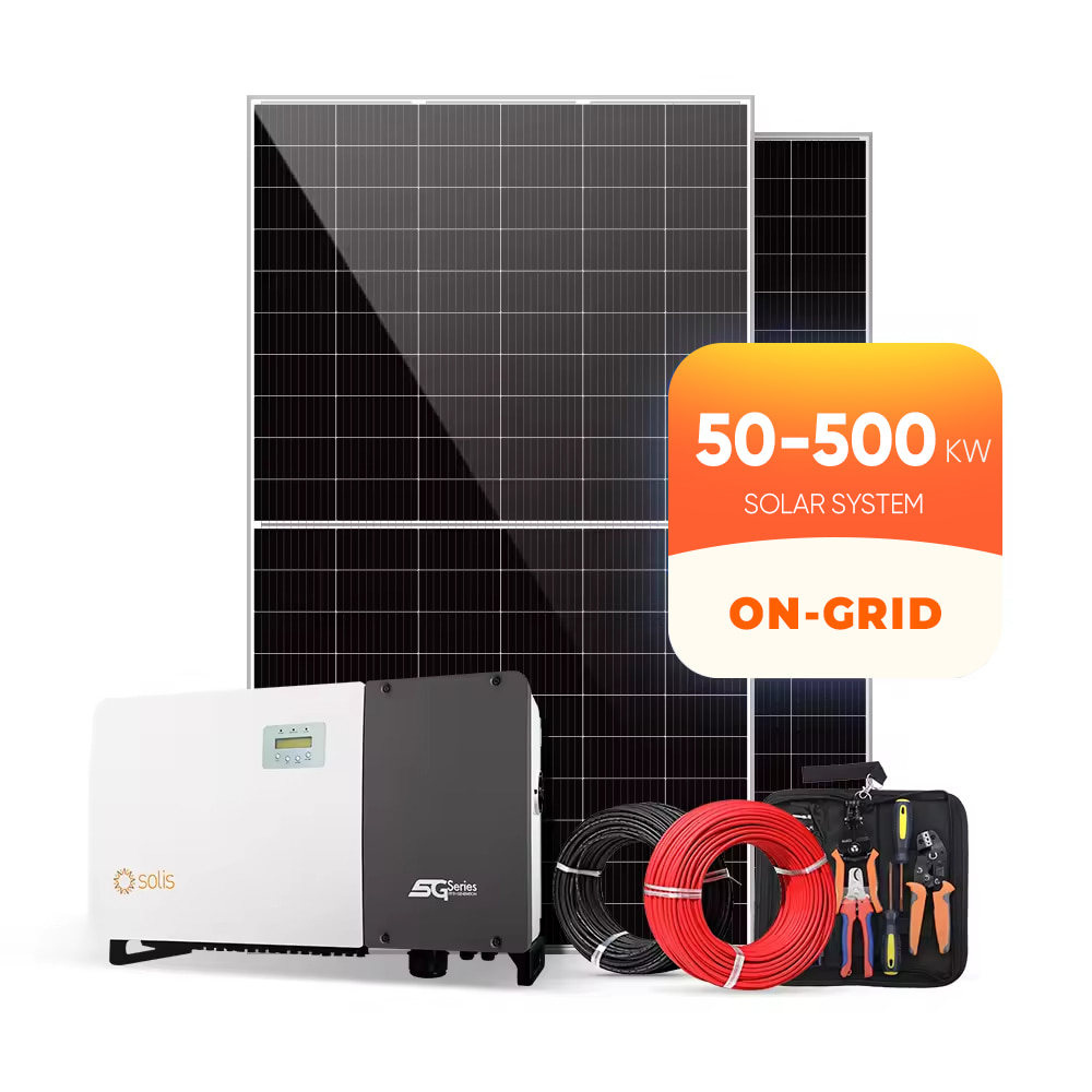 Sistemas avançados de energia solar na rede 50-500KW